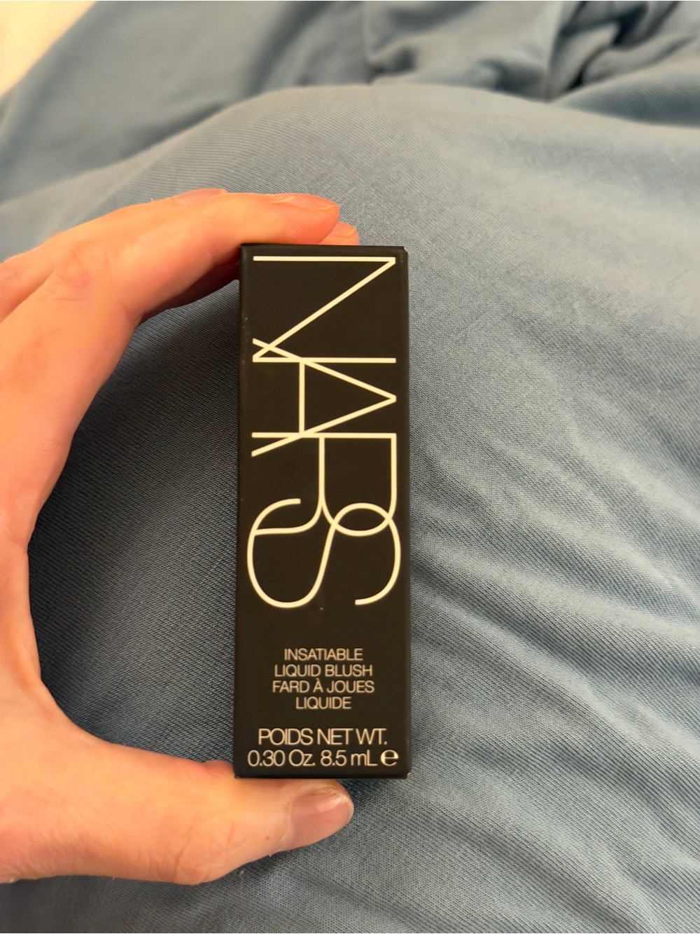 NARS Insatiable Longwearing Liquid Blush - Orgasm - shimmering peachy pink